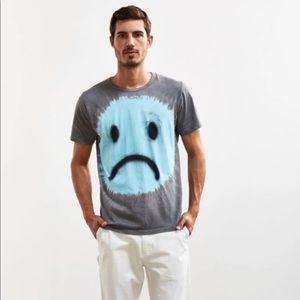 Urban Outfitters Mowgli Surf Sad Face Tie Dye Tee